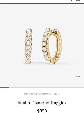 Ring Concierge Jumbo Diamond Huggies